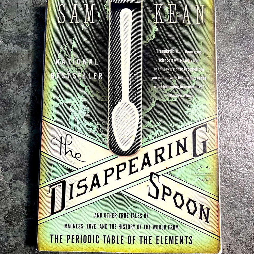 The Disappearing Spoon By Sam Kean 2011 Paperback
